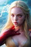 Placeholder: Portrait of {Scarlet Witch} with {Blonde} hair and with cute face, {Water}, perfect composition, hyperrealistic, super detailed, 8k, high quality, trending art, trending on artstation, sharp focus, studio photo, intricate details, highly detailed, by greg rutkowski
