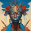 Placeholder: portrait of warrior africa by james jean