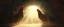 Placeholder: pin hole cam, fire smoke and fog and light rays, jesus høner støpt i betong, fantasy illustration, in the style of Rembrandt