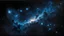 Placeholder: Dark black and blue ethereal deep starry cosmos; hyperrealistic, 8k, James Webb