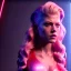 Placeholder: Actress, young Katheryn Winnick, android woman, neon ambient, gradient, clean skin, circuits, leather coat, cyber punk, neon, army, tubes, blood, portrait, studio photo, unreal engine 5, smooth color, 16 bit, god lights, ray tracing, RTX, lumen lighting, ultra deatail, volumetric lighting, 3d, finely drawn, hd.