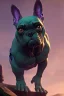 Placeholder: alien french bulldog musculature hulk body HD strong french bulldog hulk marvels Warcraft 64k