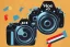 Placeholder: Vector DSLR Camera Photography Vector Vector Illustration Pattinson Vector Photo Vector Vector Illustration Vector