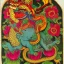 Placeholder: india god of flowers and fruits riding on a dragon