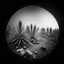 Placeholder: A striking quality Kodak close-up photograph captures a wasteland with groups of plants, creepy, details of the dust very accentuated, glossy, organic, adorned with minerals and rocks. Bathed in intense light, eerie, Max Ernst style, black sun, fog