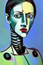 Placeholder: portrait robot Picasso