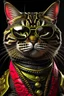 Placeholder: Cat in samurai dress in Japan, portrait of half body, wearing sunglasses ,Photorealistic, next level resolution, 4k, ultra quality, hyper realistic