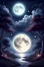 Placeholder: beautiful magical moon