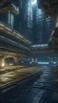 Placeholder: futuristic underground alien city, star wars, 4k, hyperrealistic