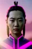 Placeholder: portrait, Asian cyborg woman, samurai warrior :: symmetry photography, cyberpunk style, pink hair, wires conveying, perfect eyes, samurai helmet, tiger mask, black samurai army, katana, japanese traditional ornaments, pink, white, black, glow eyes, cinematic, Ultra realistic, dark scene, soft color, highly detailed, unreal engine 5, RTX, ultra detail, 3d, finely drawn, high definition.