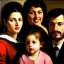 Placeholder: portrait of Jacobo Santiago Mozos born in 1976 and Gemma Arnau Arnau born in 1979,and daughters Eira Santiago Arnau and Dalia Santiago Arnau by Caravaggio,smiling, oil on canvas, cinematic composition, extreme detail,8k,fit full head inside picture,