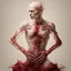 Placeholder: Illustrate the imminent culmination of a transparent human form being sculpted from the delicate fusion of Blood, flesh and bones capturing the ethereal moment just before its completion, where the merging elements hint at the finality of a harmonious synthesis. very detailed, hd, RAW photograph, masterpiece, top quality, best quality, official art,highest detailed, atmospheric lighting, cinematic composition, complex multiple subjects, 4k HDR, vibrant, highly detailed, Leica Q2 with Summilux 3