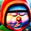 Placeholder: Eric Cartman toddler, full body, dramatic lighting, hyper realistic