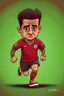 Placeholder: Coutinho football player ,cartoon 2d