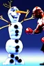 Placeholder: Olaf fighting Mike Tyson high quality