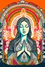 Placeholder: Spiritual awakening of a woman in graphic design