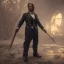 Placeholder: Full body, 3d render, Brad pitt 1800's men style, 1800's hair style, 1800's men clothes style,cleaning house, hyper realistic, octane render, unreal engine 5, 8k, palace background, uhd