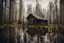 Placeholder: cabin in the swamp