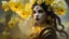 Placeholder: beautiful yellow Gothic India daffodil witch, 8k, high quality, trending art, trending on artstation, sharp focus, studio photo, intricate details, highly detailed, by greg rutkowski