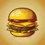 Placeholder: create a vector burger drawing sketch