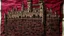 Placeholder: A dark magenta spike filled fortress made out of iron designed in medieval tapestry painted by Michelangelo di Lodovico Buonarroti Simoni