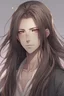 Placeholder: Anime man long hair realistic