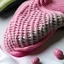 Placeholder: Pattern crochet knitting pink