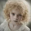 Placeholder: a close up of a person with long hair, mark brooks and brad kunkle, pale skin curly blond hair, lolita style, child hybrid, white wall, afro hair, girl venizian era, short redhead, unusual color palette, innocence, dramatic hair color, pallid skin, child of dark, shot with Sony Alpha a9 Il and Sony FE 200-600mm f/5.6-6.3 G OSS lens, natural light, hyper realistic photograph, ultra detailed -ar 3:2 -q 2 -s 750