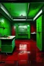 Placeholder: metal room green red pintura óleo