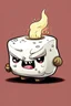 Placeholder: very angry marshmallow