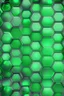 Placeholder: seamless green regular hexagons glittery background metallic chrome with reflections