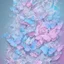 Placeholder: pastel colors, blue, pink, white, butterfly