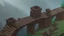 Placeholder: stone and brick bridge across a rocky ravine