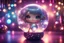 Placeholder: cute chibi fairy in a disco, mirror ball, in disco lights, ethereal, cinematic postprocessing, dof, bokeh Weight:1 detailed matte painting Weight:0.9