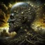 Placeholder: Abstract surreal dream of terror, heavy metal album art CRADLE OF FILTH, artistically grotesque, cosmic lights and shadows, by Tomasz Setowski and victor Pasmore and Vladimr Kush and Zdzislaw Beksinski