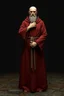 Placeholder: russian monk for a horror , silent hill style, 3d model, t-pose, full length, a pose, front face, for a videogame