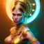 Placeholder: dhalsim as gypsy woman, arms above head ,yoga artist , 4k, Highly Detailed, Masterpiece, perfect eyes, Digital Illustration, Cinematic Lighting, Realistic, Sharp Focus, Centered, Beautifully Lit, Bioluminescent by Stanley Artgerm Lau