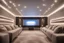 Placeholder: dedicated home cinema room with LED lighting in the walls make sure the room is completely symmetrical