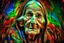 Placeholder: very old woman psychedelic image