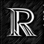 Placeholder: logo with the letter R end N, black and white