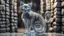 Placeholder: giger escher cat angel sculpture in transparent murano glass in front of stone wall,bokeh like f/0.8, tilt-shift lens 8k, high detail, smooth render, down-light, unreal engine,bokeh like f/0.8, tilt-shift lens 8k, high detail, smooth render, down-light, unreal engine