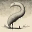 Placeholder: everything has a tail!, Surreal style by Alessandro Gottardo and Stephen Gammell and Zdzislaw Beksinski, thirsting for knowledge, dark shines a hole in the soul, hot colors and cold hues, eerie, neo-surrealism, creepy, concept art, unbalanced and uncentered