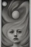 Placeholder: The life-filled void of an empty existence, a universe of paradoxes charcoal smooth