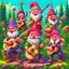 Placeholder: The Fizzlebottom Bunch is family folk band of gnomes. They play stringed instruments and sing lots of silly songs. They are known for great family fun all over the kingdom of Aeredon. Draw a fantasy style of the posters all over town advertising their newest tour.