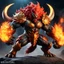 Placeholder: bossfightstudio.com: boss fight studio figure; This Leo-Cancer hybrid beast roars with a primal ferocity, its mane ablaze with fiery intensity. Yet, beneath its wild exterior lies a hidden vulnerability, a shell of protection that shields its tender core. The beast moves with erratic grace, shifting between moments of fierce aggression and tender nurturing in the blink of an eye. Its presence in the night sky is both awe-inspiring and unnerving, a symbol of untamed power and emotional complexity