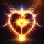 Placeholder: electric heart sun