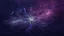 Placeholder: A minimalist abstract 2d digital art graphic and ink montage,. Deep dark purple background with pale neural network background, human nervous system with fade little lights , white-dark blue-pale gray and black colors, Clean composition with strange surreal vibe, Photorealistic with emotional, abstractions, neurodivergens soul and mind, cinematic, glitch, human dark shilouette