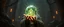 Placeholder: dwarven priest expert holding up a radiant Painite crystal rosette ball