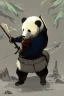 Placeholder: Panda in samurai armour