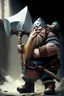 Placeholder: dwarf with an giant axe